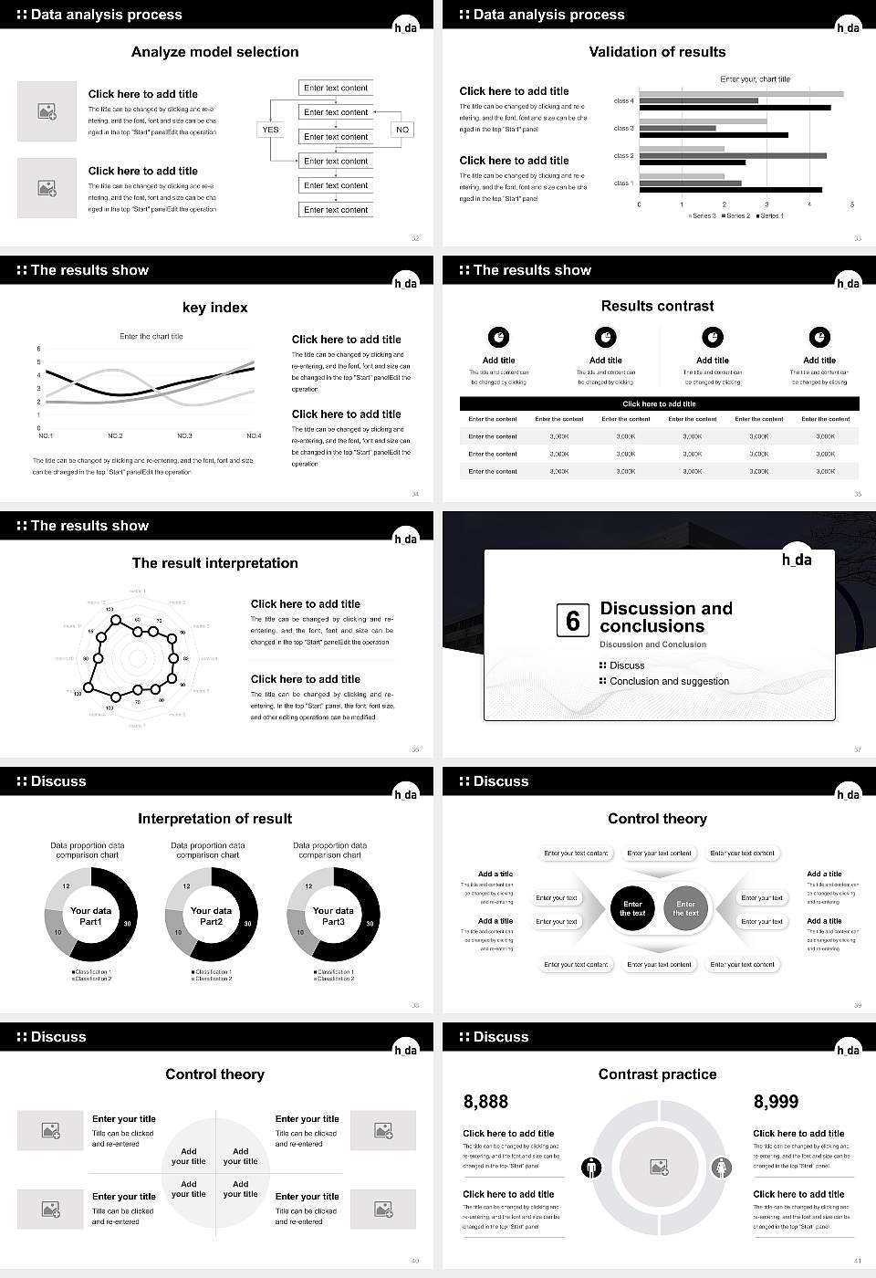 Darmstadt University of Applied Sciences Graduation Thesis Defense PPT Template16:9 ratio PPT effect preview image5