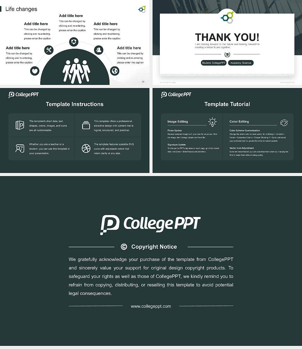 Geisenheim University National Scholarship Defense PPT Template16:9 ratio PPT effect preview image4