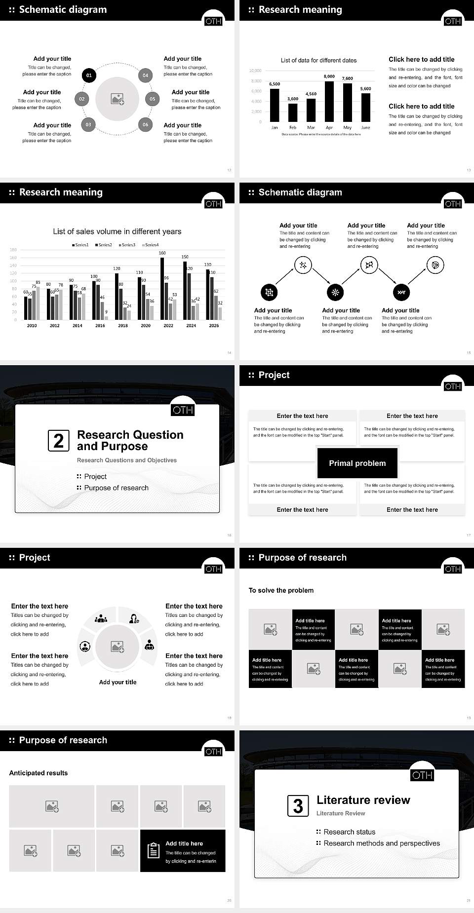 Eastern Bavarian Technical University of Regensburg Graduation Thesis Defense PPT Template4:3 ratio PPT effect preview image3