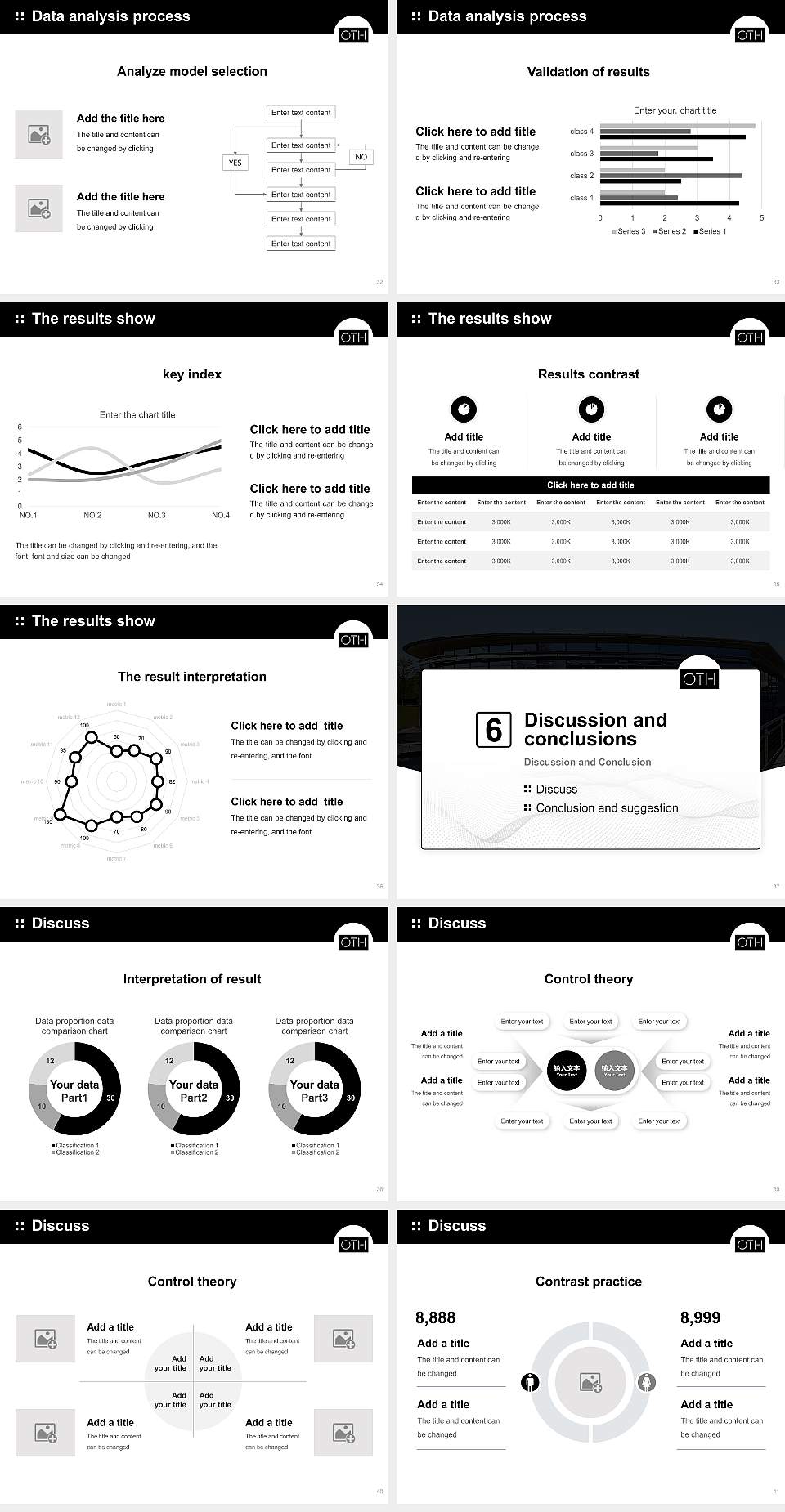 Eastern Bavarian Technical University of Regensburg Graduation Thesis Defense PPT Template4:3 ratio PPT effect preview image5
