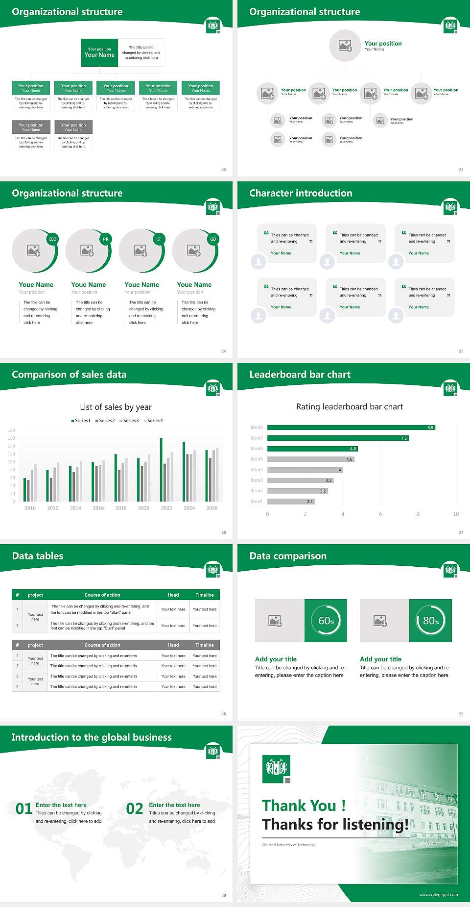 Clausthal University of Technology Academic Presentation/Research Findings Report PPT Template4:3 ratio PPT effect preview image4