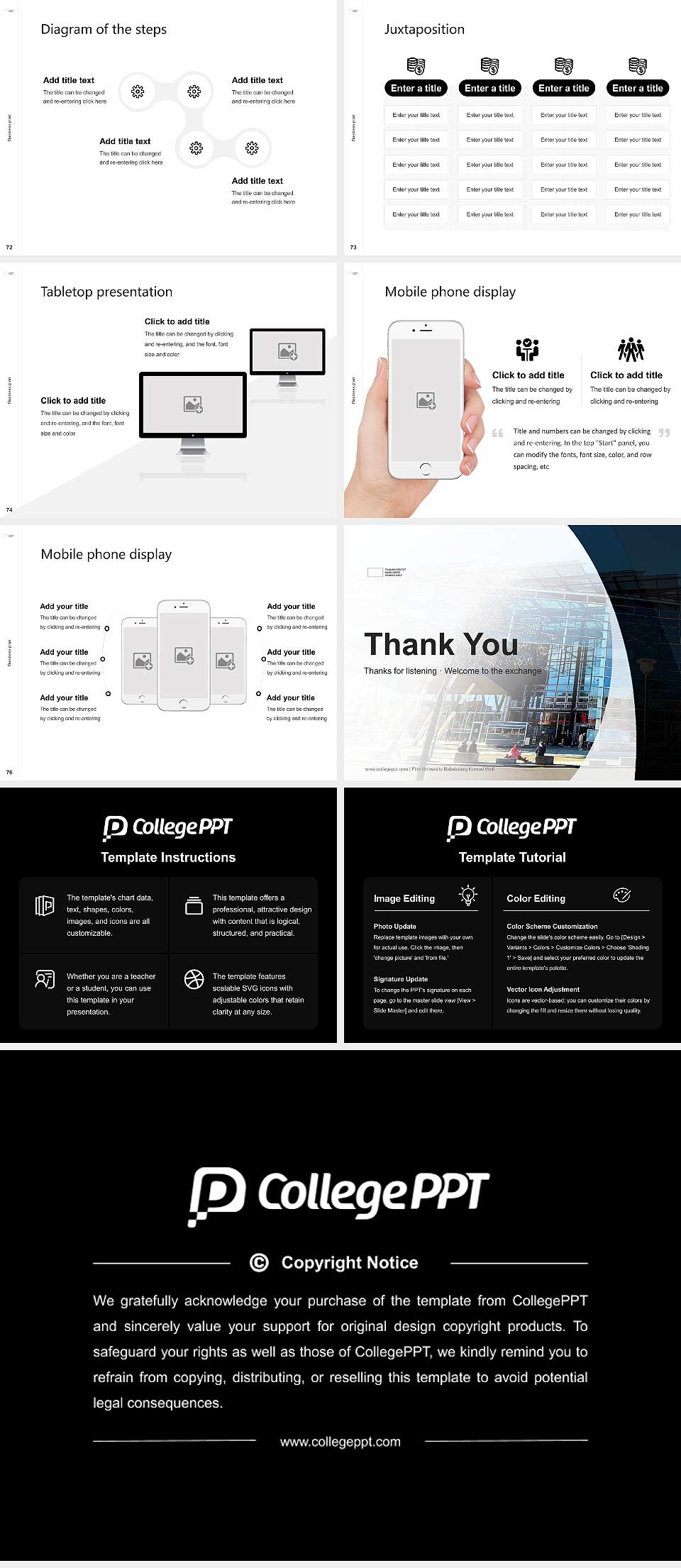 Film University Babelsberg Konrad Wolf Competition/Entrepreneurship Contest PPT Template4:3 ratio PPT effect preview image9