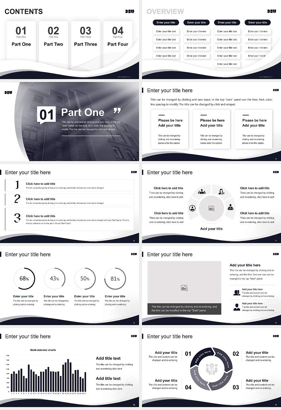 Digital Business University of Applied Sciences Lecture Sharing and Networking Event PPT Template16:9 ratio PPT effect preview image2