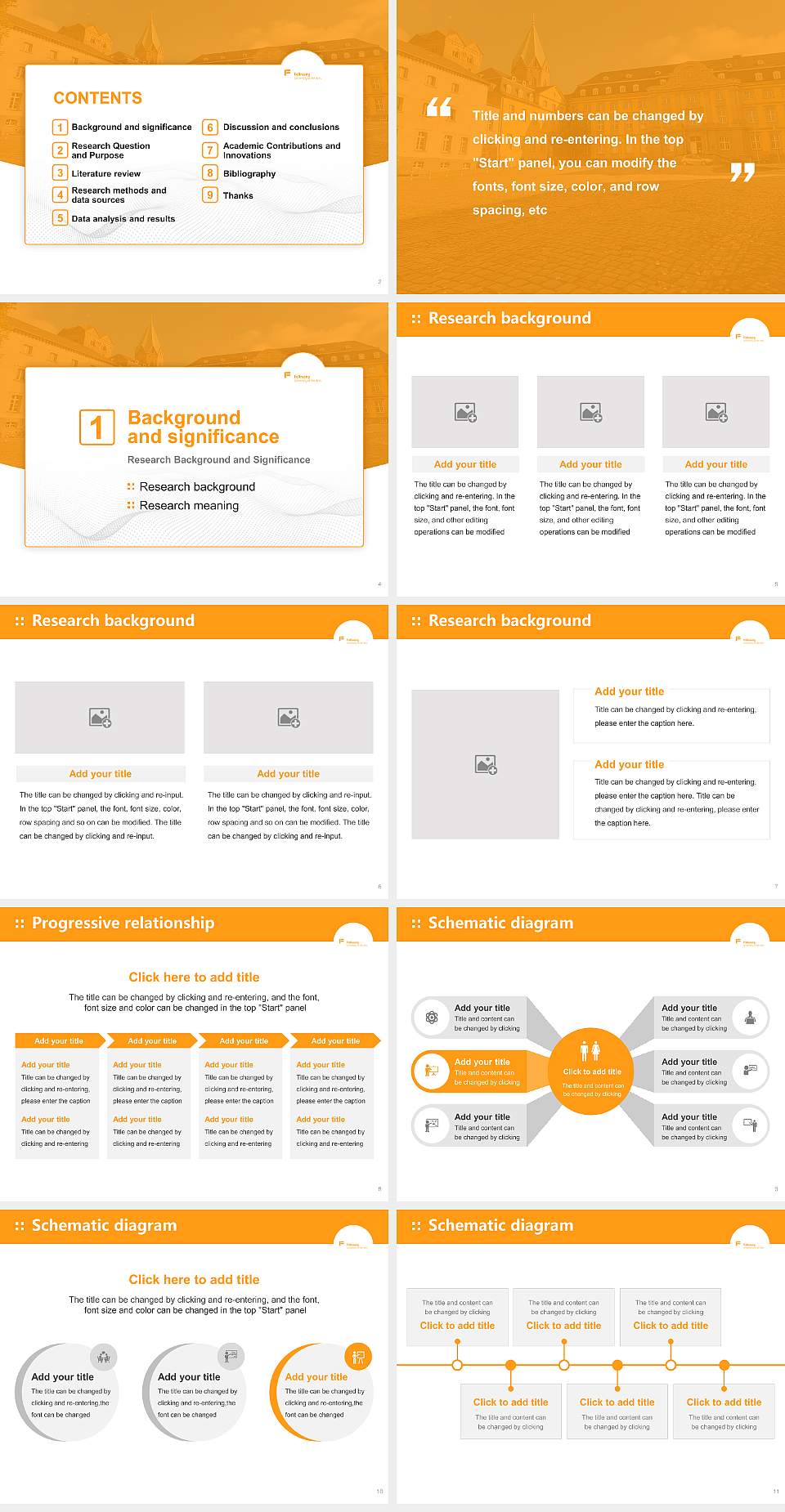 Folkwang University of the Arts Graduation Thesis Defense PPT Template4:3 ratio PPT effect preview image2