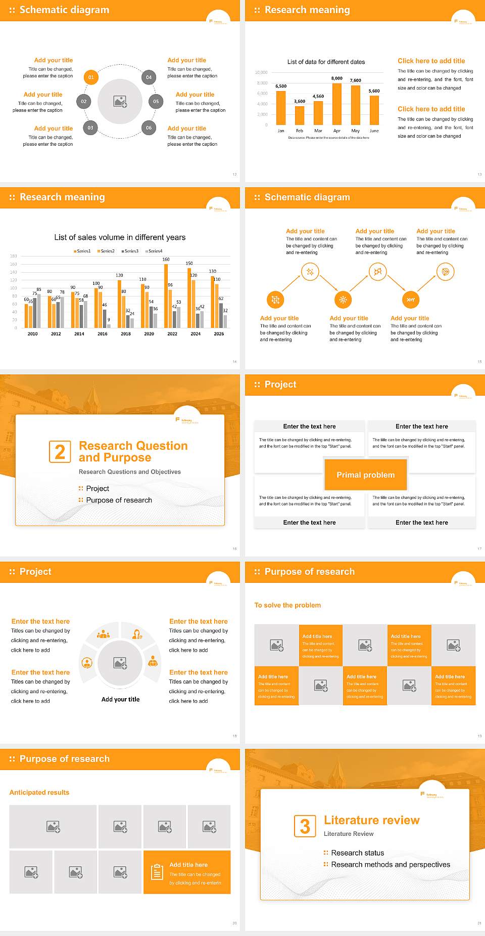 Folkwang University of the Arts Graduation Thesis Defense PPT Template4:3 ratio PPT effect preview image3