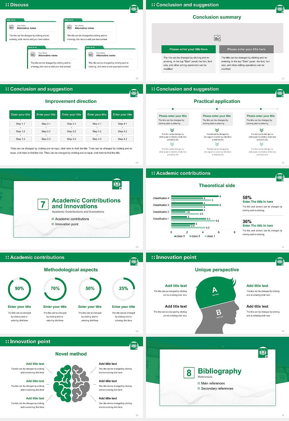 Clausthal University of Technology Graduation Thesis Defense PPT Template16:9 ratio PPT effect preview image6