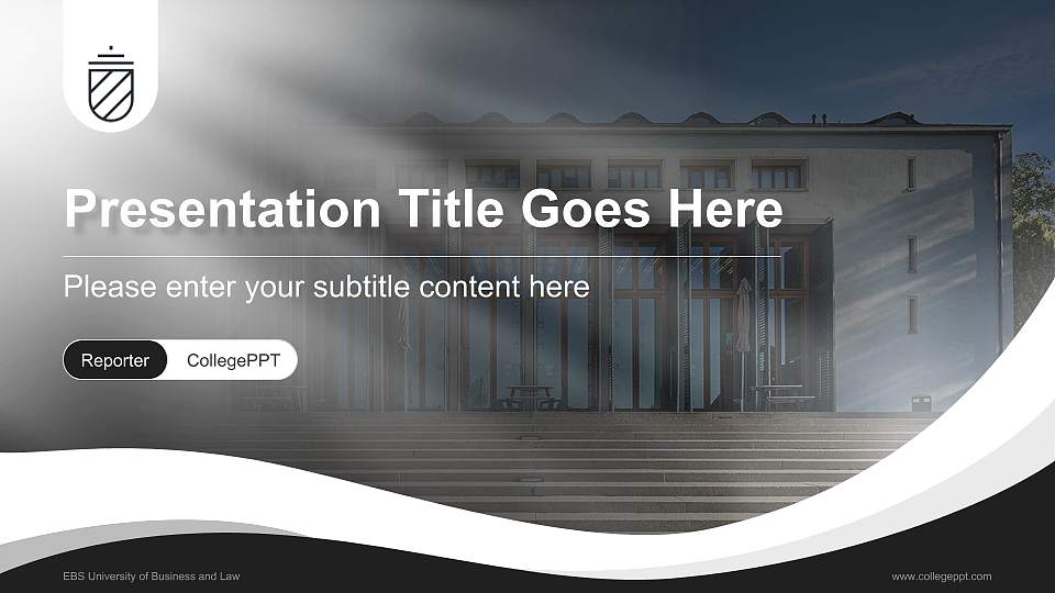 EBS University of Business and Law Lecture Sharing and Networking Event PPT Template16:9 ratio PPT effect preview image