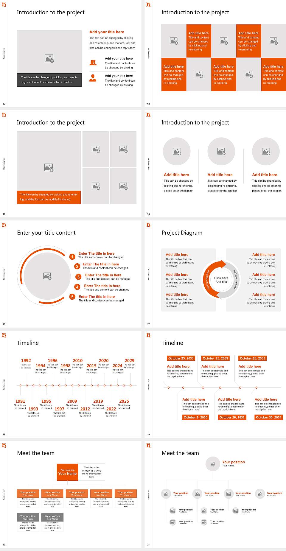 Heidelberg University Competition/Entrepreneurship Contest PPT Template4:3 ratio PPT effect preview image3