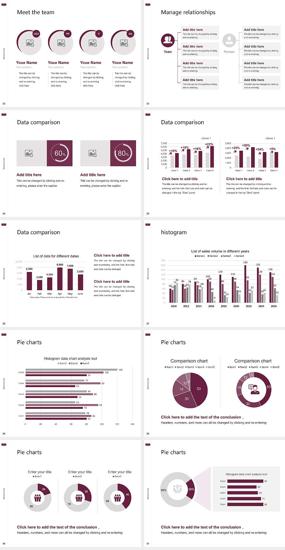 Charlotte Fresenius University Competition/Entrepreneurship Contest PPT Template4:3 ratio PPT effect preview image4