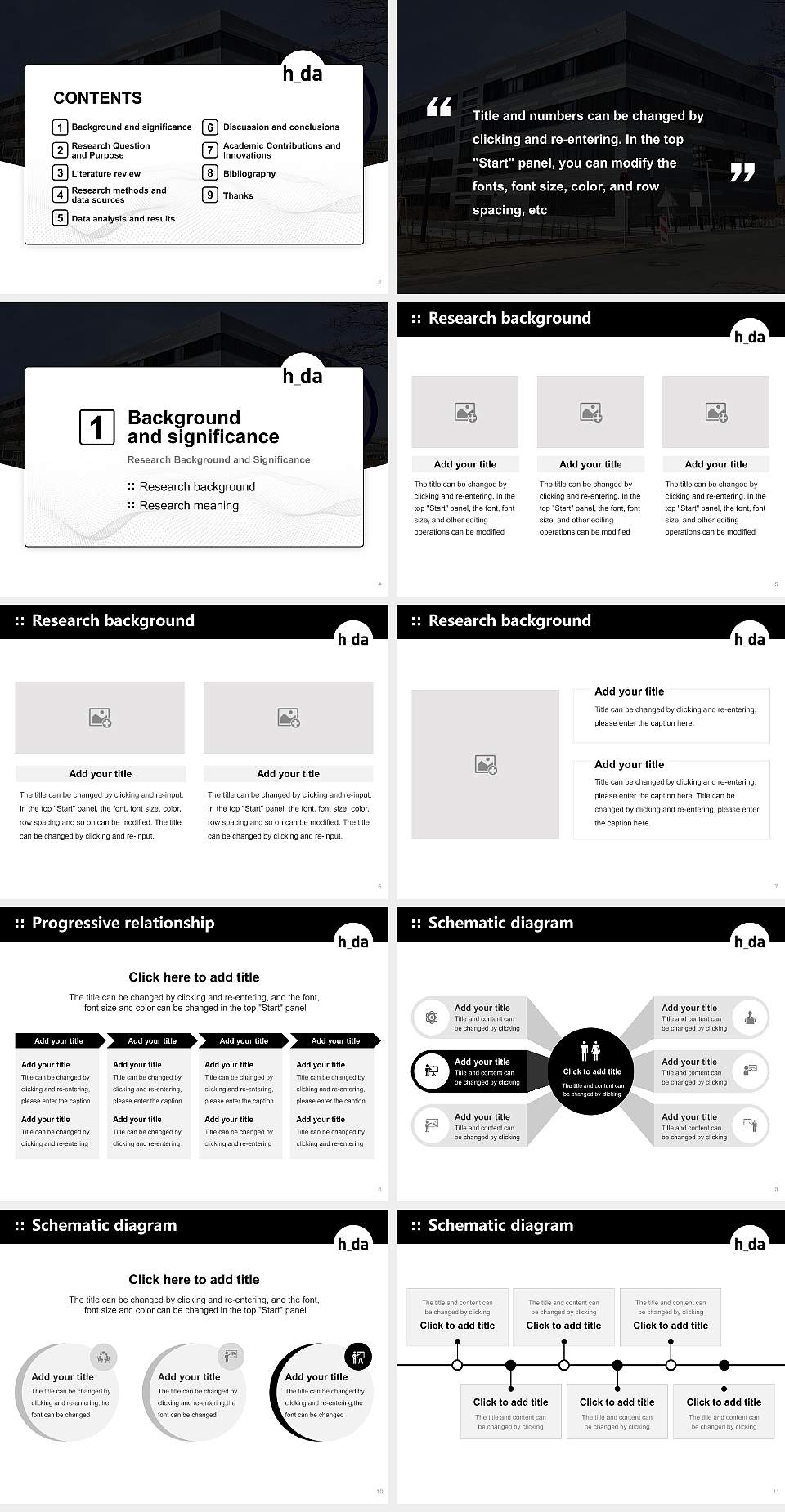 Darmstadt University of Applied Sciences Graduation Thesis Defense PPT Template4:3 ratio PPT effect preview image2