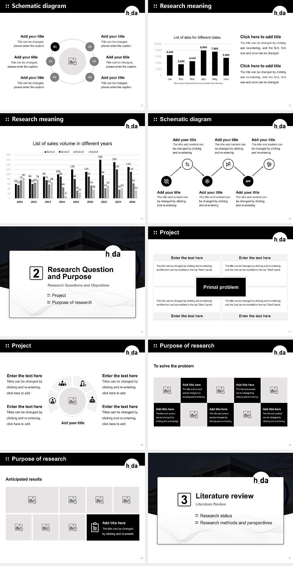 Darmstadt University of Applied Sciences Graduation Thesis Defense PPT Template4:3 ratio PPT effect preview image3