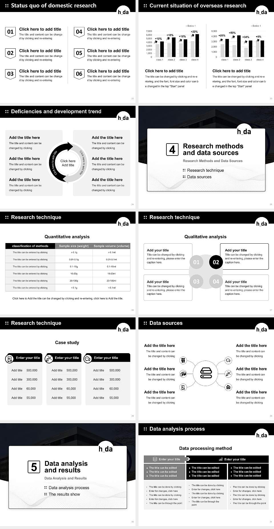 Darmstadt University of Applied Sciences Graduation Thesis Defense PPT Template4:3 ratio PPT effect preview image4