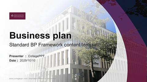 Charlotte Fresenius University Competition/Entrepreneurship Contest PPT Template