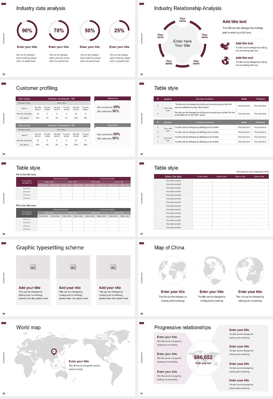 Charlotte Fresenius University Competition/Entrepreneurship Contest PPT Template16:9 ratio PPT effect preview image5