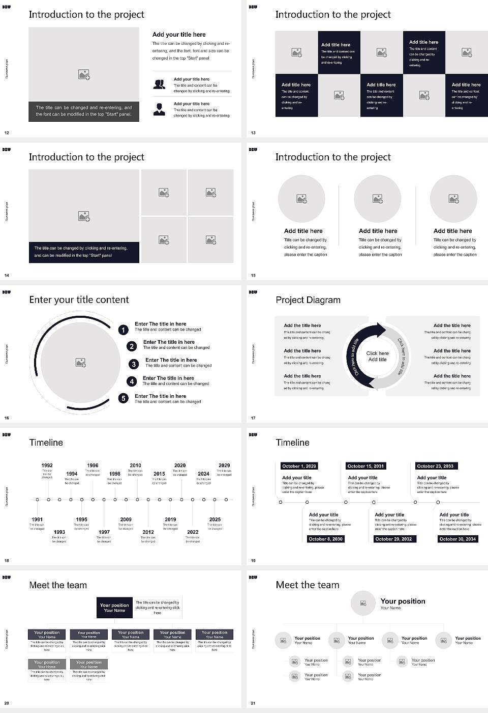 Digital Business University of Applied Sciences Competition/Entrepreneurship Contest PPT Template16:9 ratio PPT effect preview image3