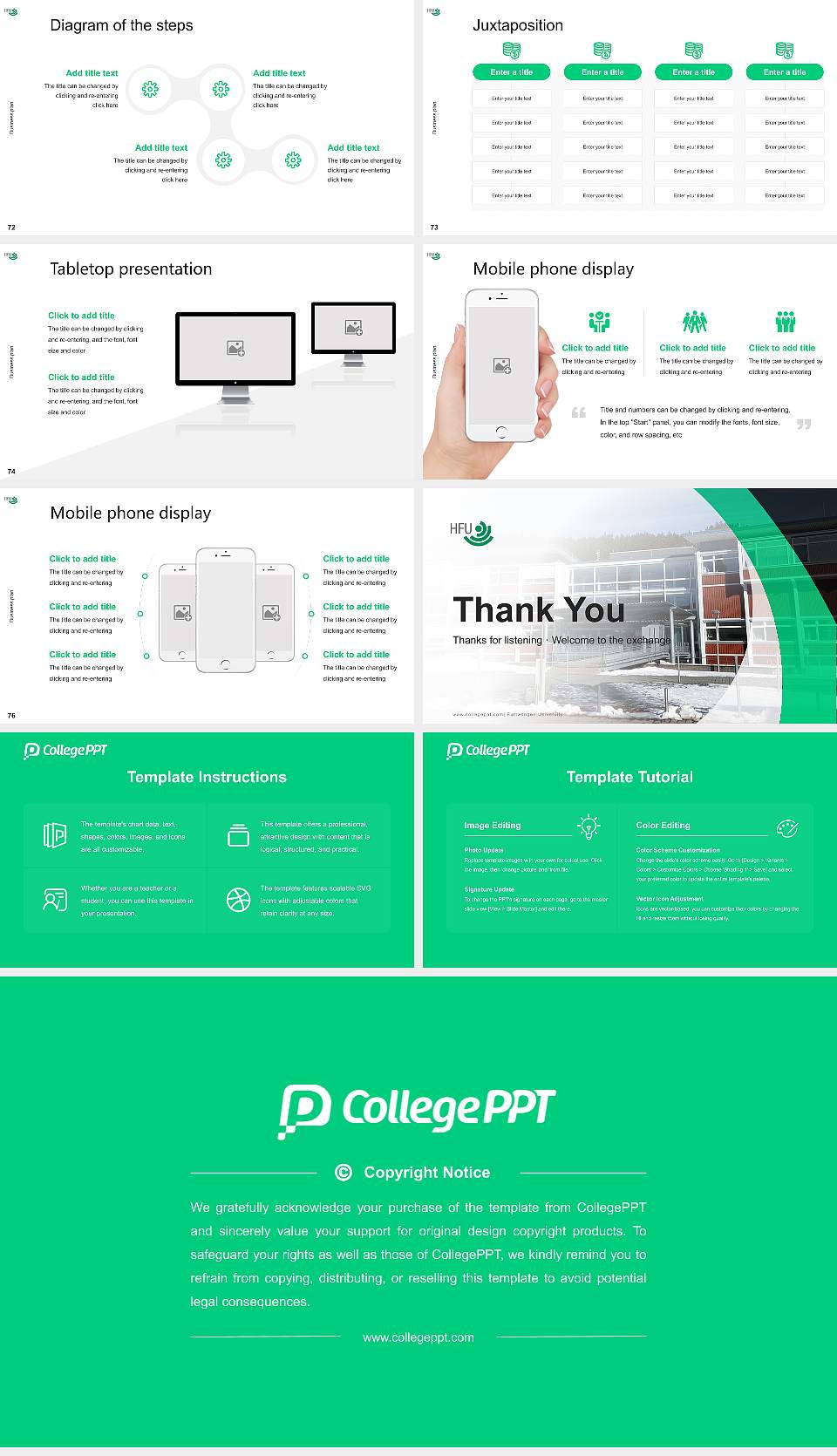 Furtwangen University Competition/Entrepreneurship Contest PPT Template16:9 ratio PPT effect preview image9