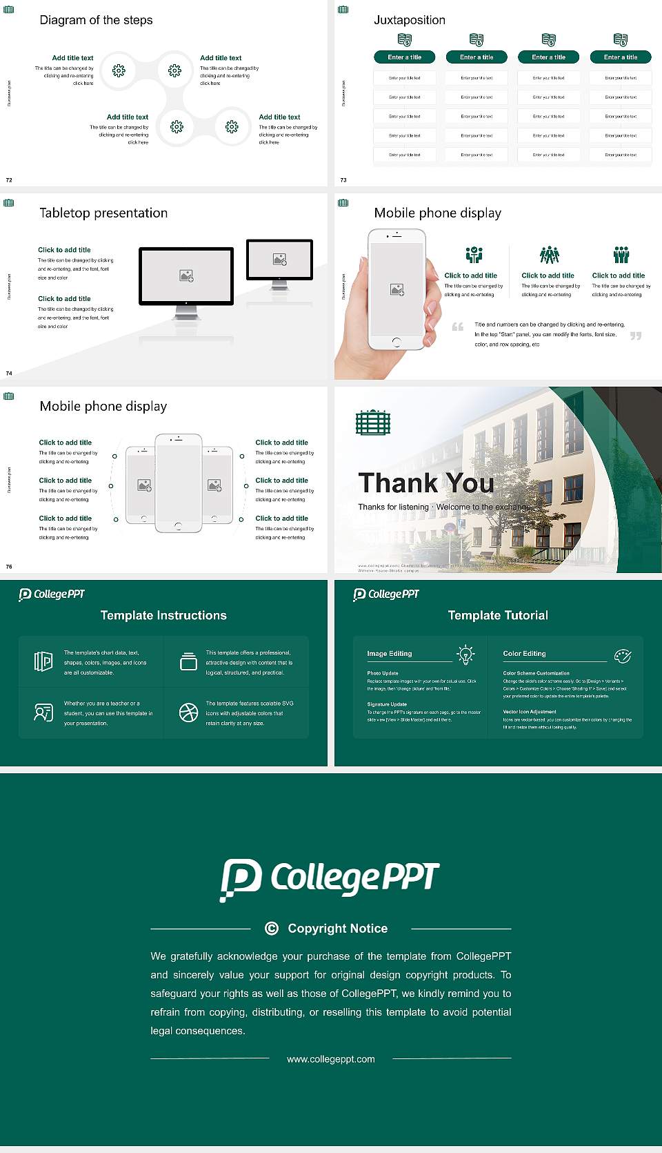 Chemnitz University of Technology – Wilhelm-Raabe-Straße campus Competition/Entrepreneurship Contest PPT Template16:9 ratio PPT effect preview image9