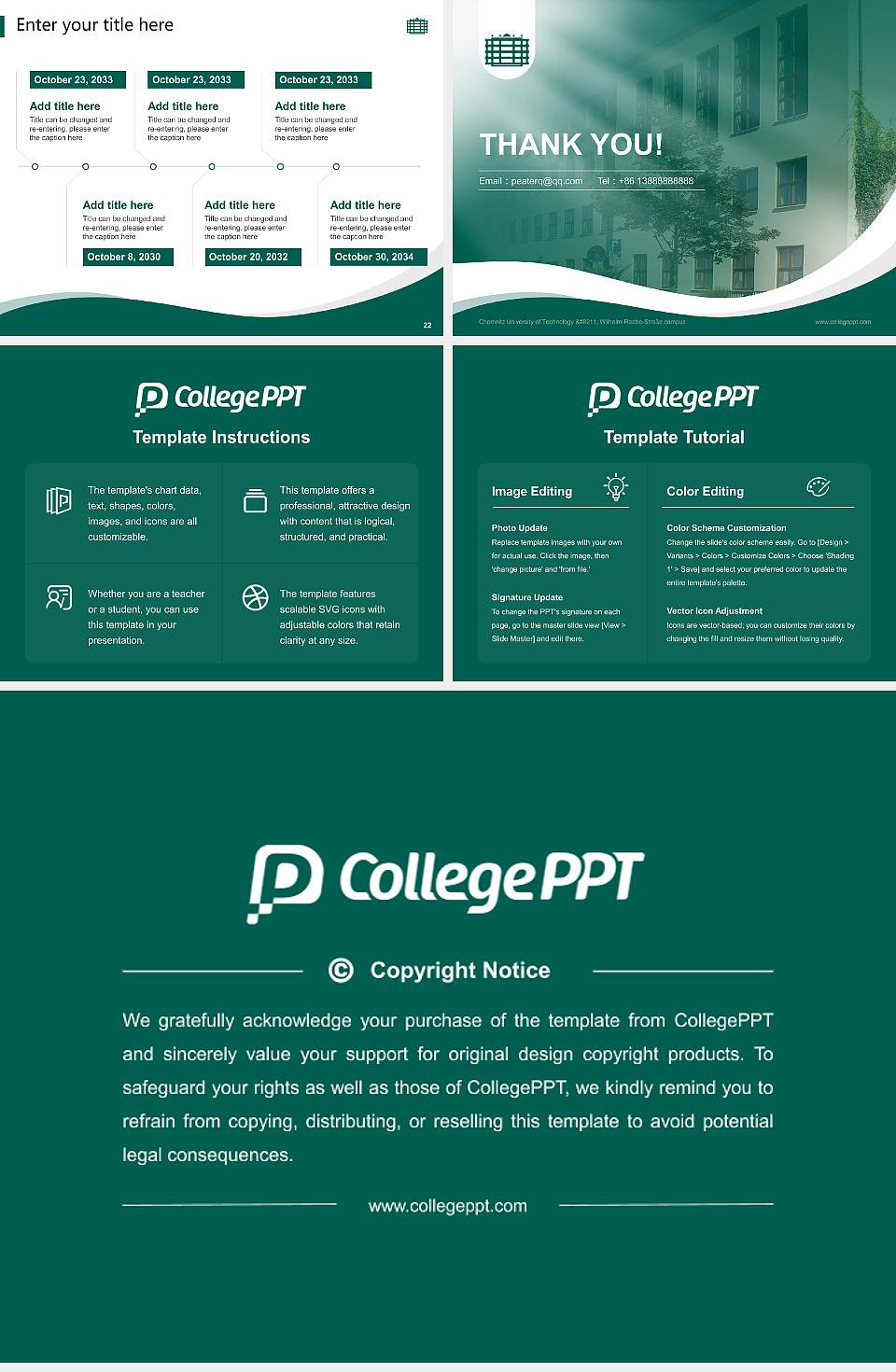 Chemnitz University of Technology – Wilhelm-Raabe-Straße campus Lecture Sharing and Networking Event PPT Template4:3 ratio PPT effect preview image4