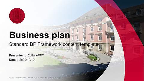Heidelberg University – Bergheim campus Competition/Entrepreneurship Contest PPT Template