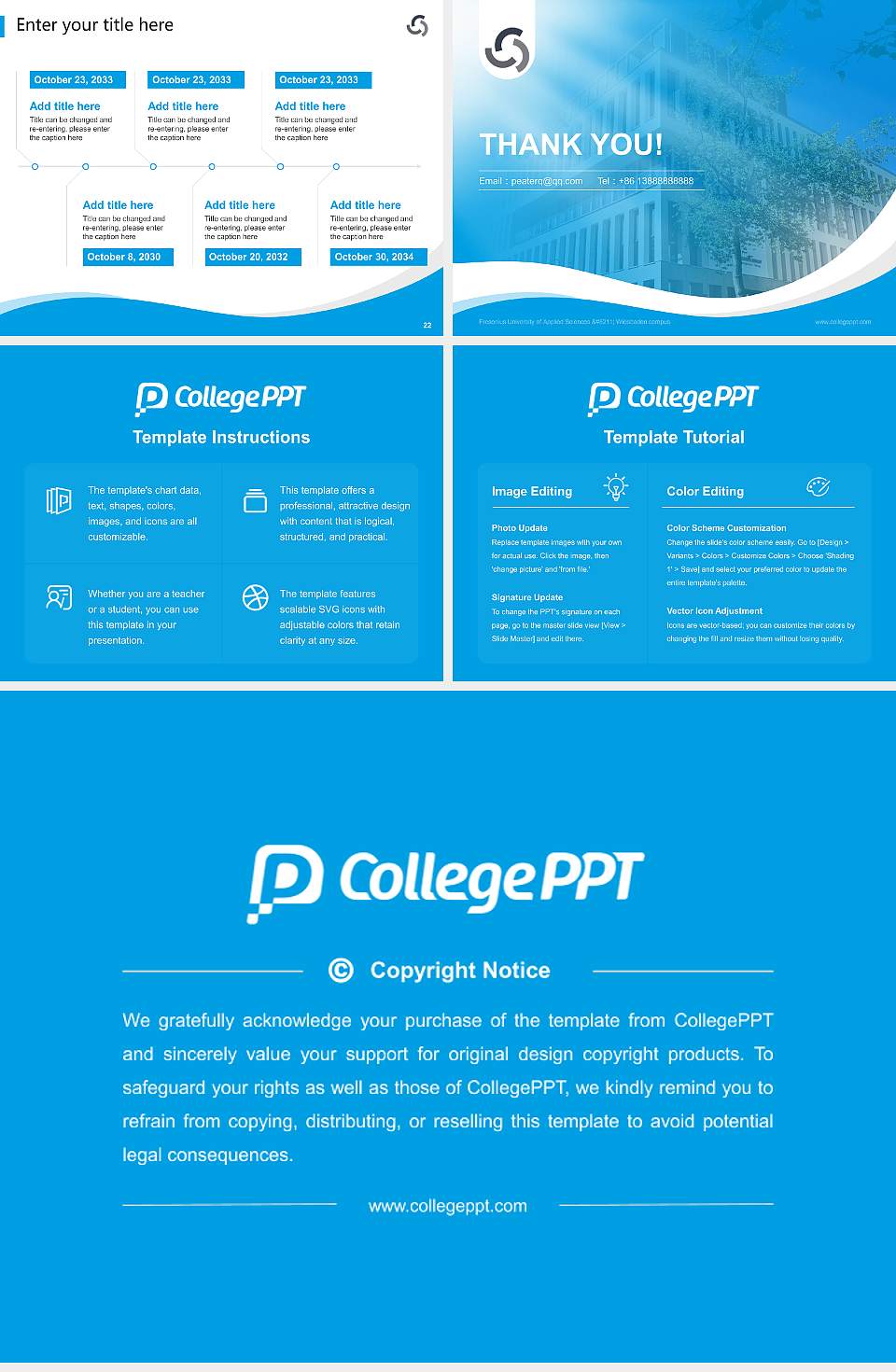 Fresenius University of Applied Sciences – Wiesbaden campus Lecture Sharing and Networking Event PPT Template4:3 ratio PPT effect preview image4