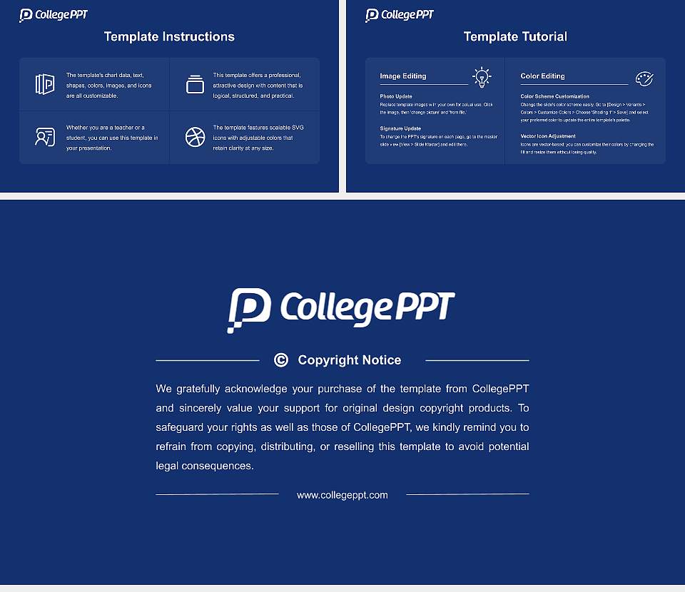 European University Viadrina Frankfurt (Oder) Course/Courseware Creation PPT Template16:9 ratio PPT effect preview image5