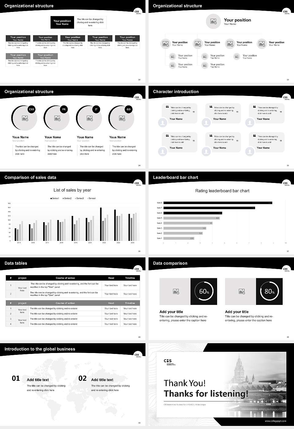 CBS International Business School – Mainz campus Academic Presentation/Research Findings Report PPT Template16:9 ratio PPT effect preview image4
