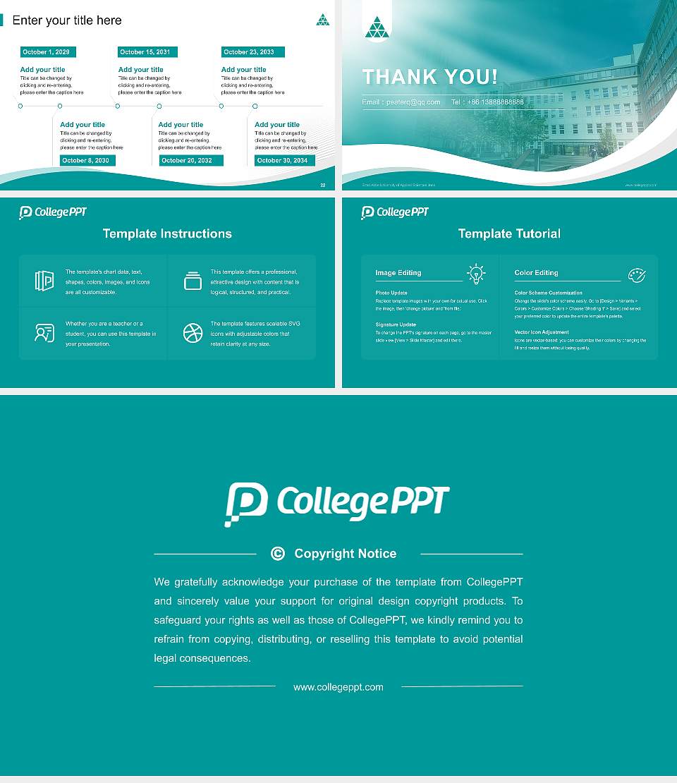 Ernst Abbe University of Applied Sciences Jena Lecture Sharing and Networking Event PPT Template16:9 ratio PPT effect preview image4