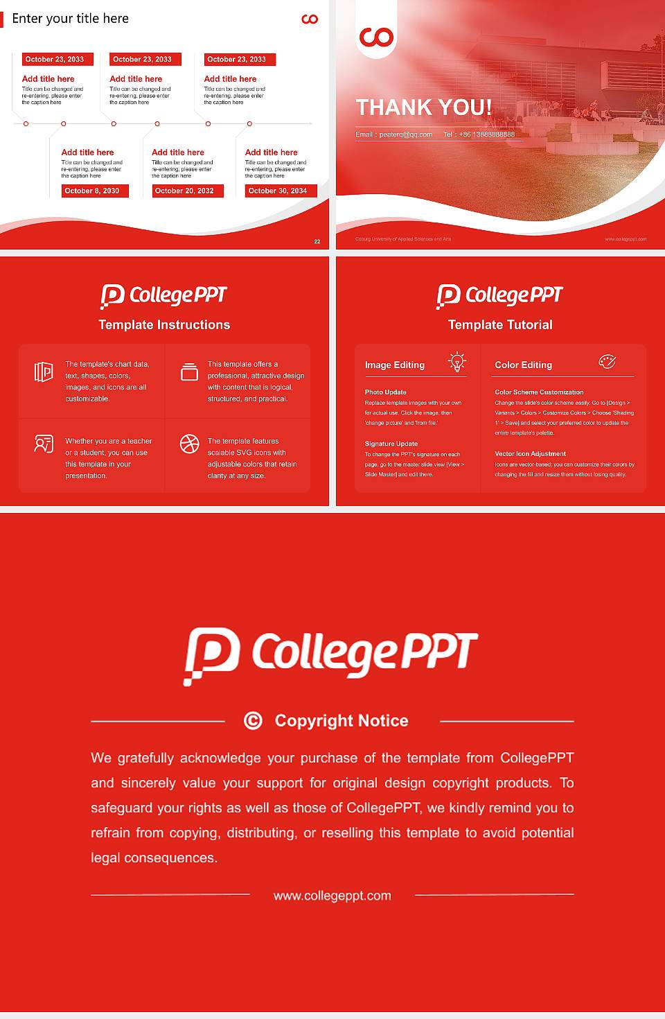 Coburg University of Applied Sciences and Arts Lecture Sharing and Networking Event PPT Template4:3 ratio PPT effect preview image4