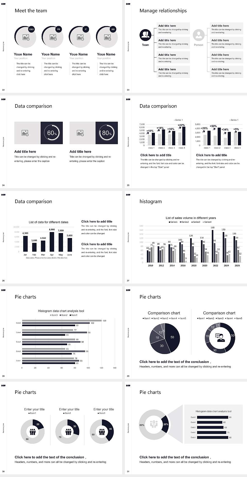 Digital Business University of Applied Sciences Competition/Entrepreneurship Contest PPT Template4:3 ratio PPT effect preview image4