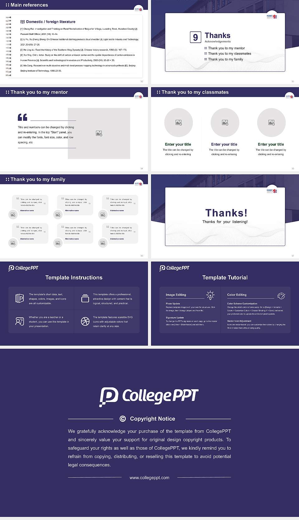 Hessian University of Public Management and Security Graduation Thesis Defense PPT Template16:9 ratio PPT effect preview image7