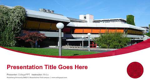 Heidelberg University – Neuenheimer Feld campus Course/Courseware Creation PPT Template