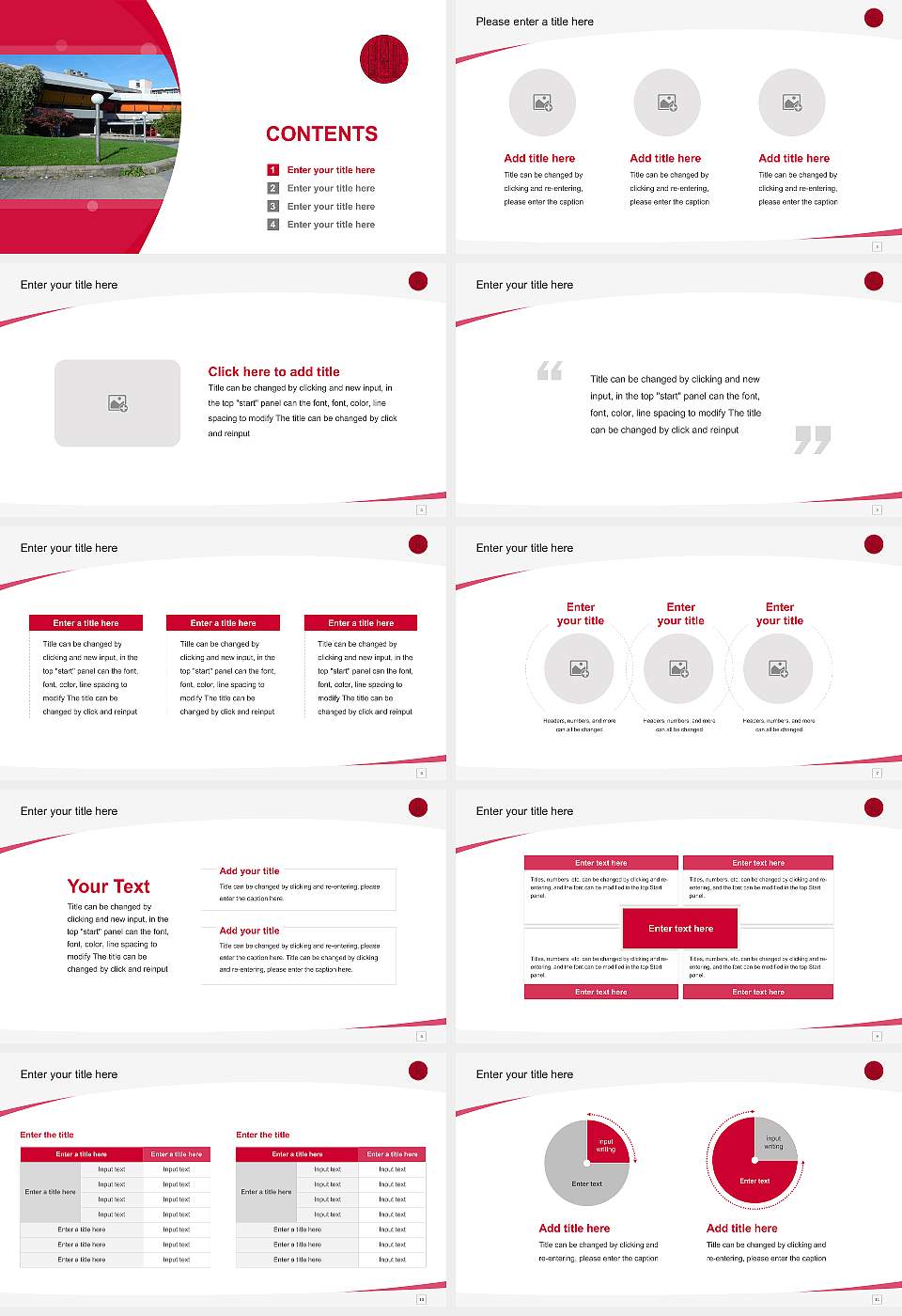 Heidelberg University – Neuenheimer Feld campus Course/Courseware Creation PPT Template16:9 ratio PPT effect preview image2