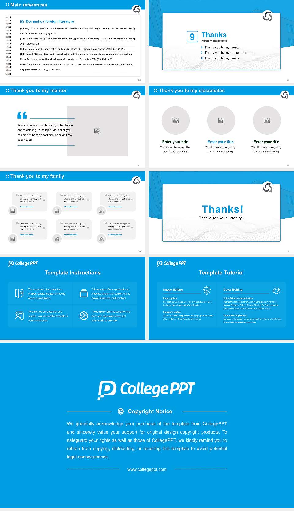 Fresenius University of Applied Sciences – Heidelberg campus Graduation Thesis Defense PPT Template16:9 ratio PPT effect preview image7