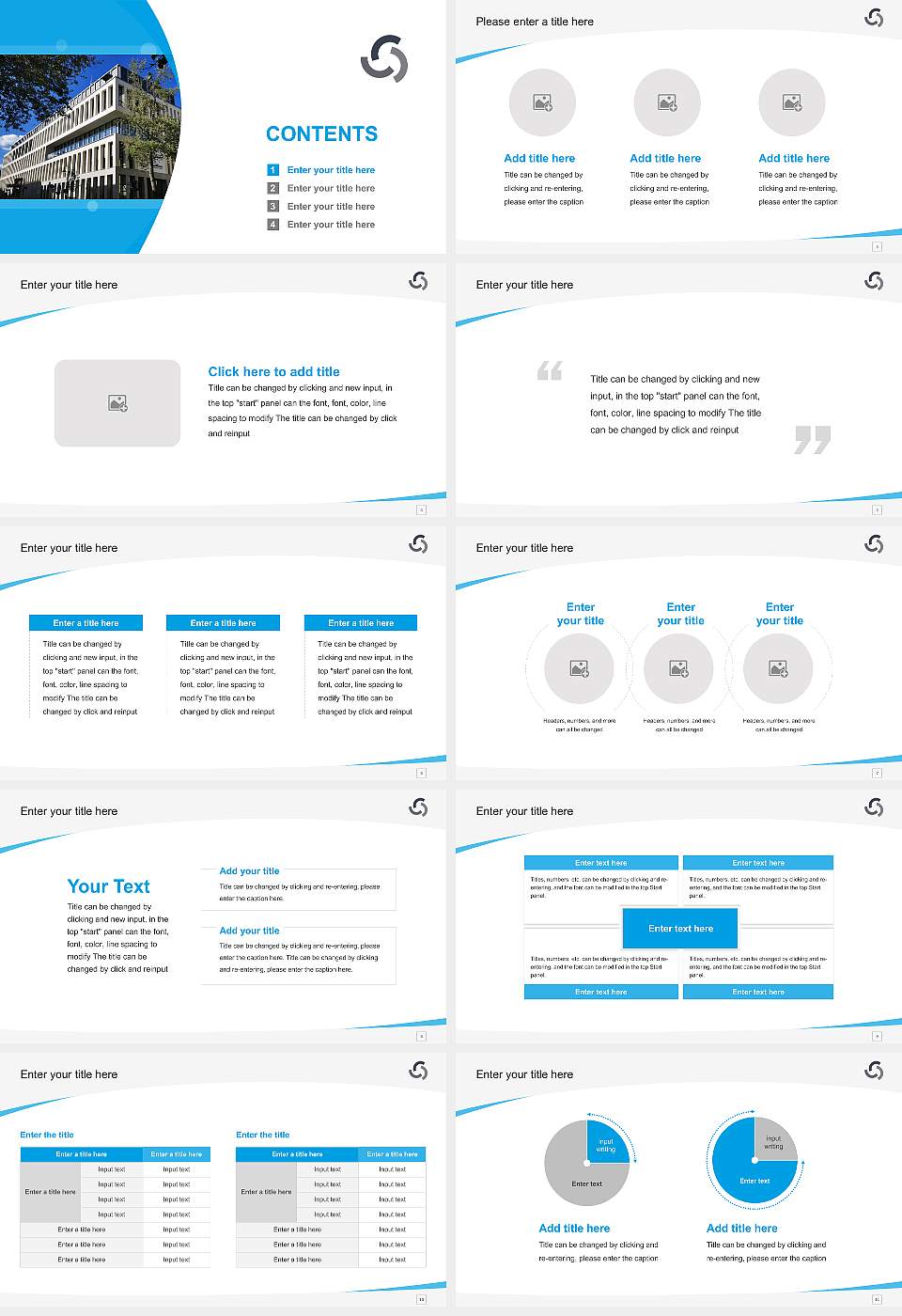 Fresenius University of Applied Sciences – Wiesbaden campus Course/Courseware Creation PPT Template16:9 ratio PPT effect preview image2