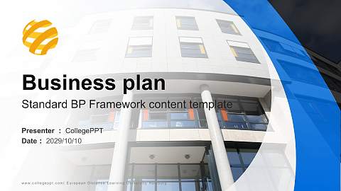European Distance Learning University Hamburg Competition/Entrepreneurship Contest PPT Template