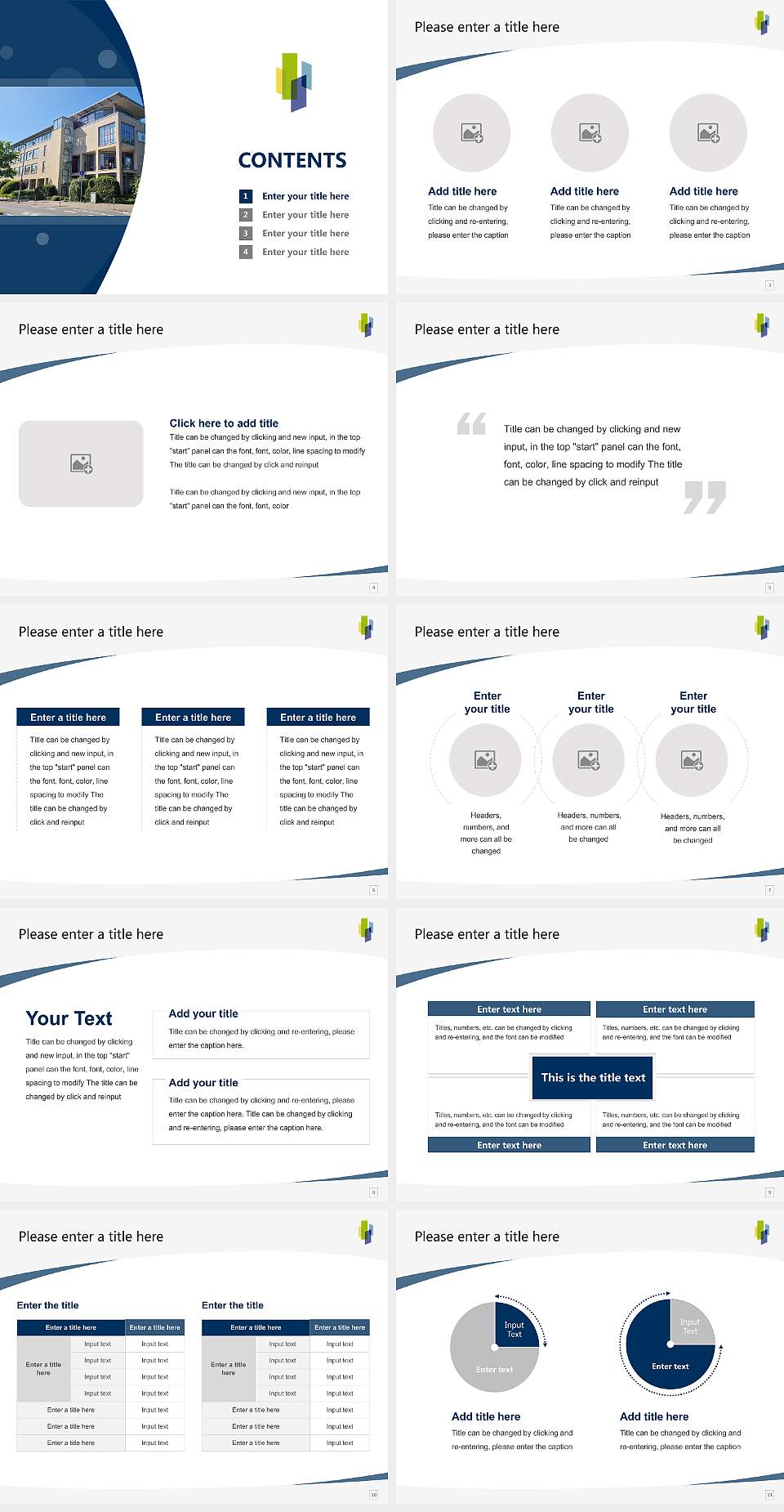 EBZ Business School Course/Courseware Creation PPT Template4:3 ratio PPT effect preview image2