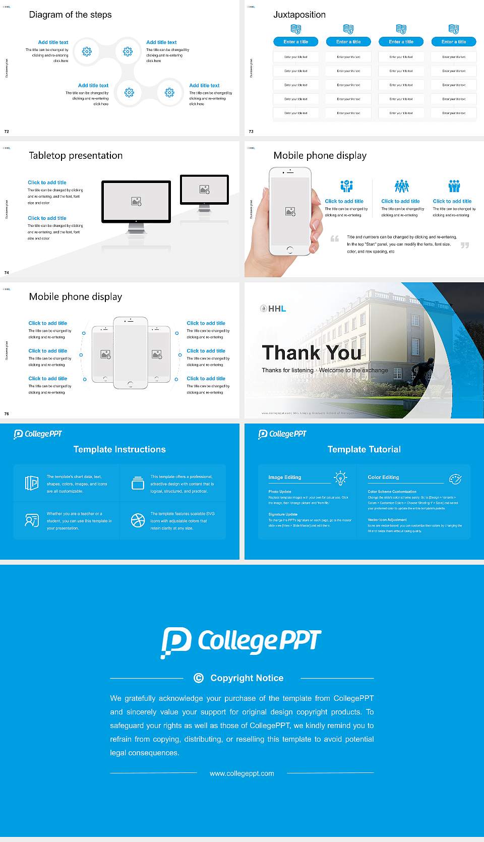 HHL Leipzig Graduate School of Management Competition/Entrepreneurship Contest PPT Template16:9 ratio PPT effect preview image9