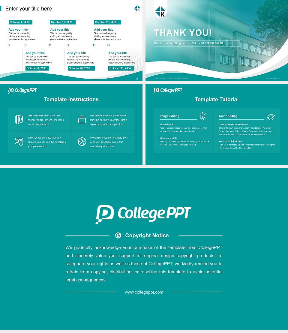 Catholic University of Applied Social Sciences Berlin Lecture Sharing and Networking Event PPT Template16:9 ratio PPT effect preview image4