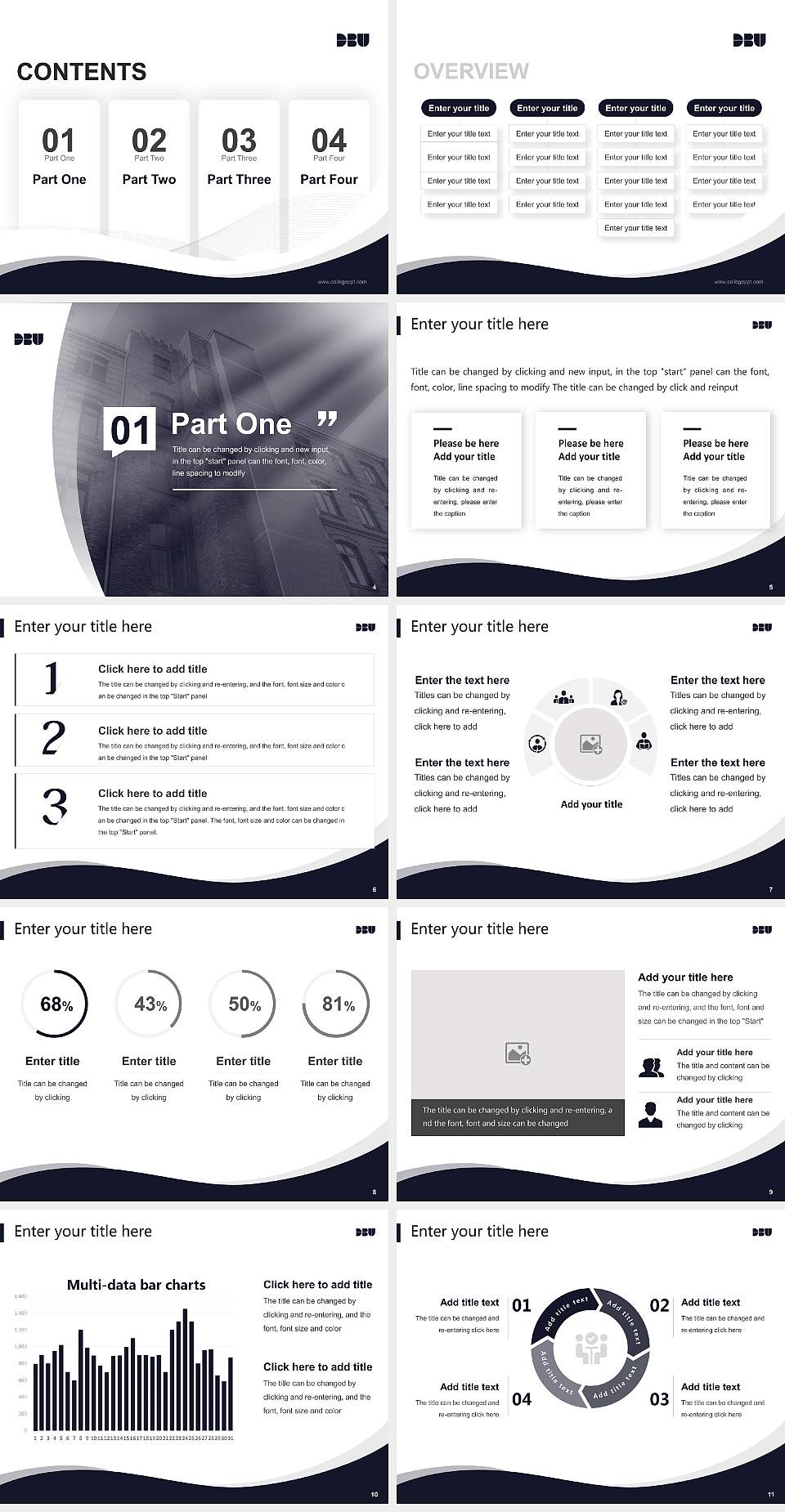 Digital Business University of Applied Sciences Lecture Sharing and Networking Event PPT Template4:3 ratio PPT effect preview image2