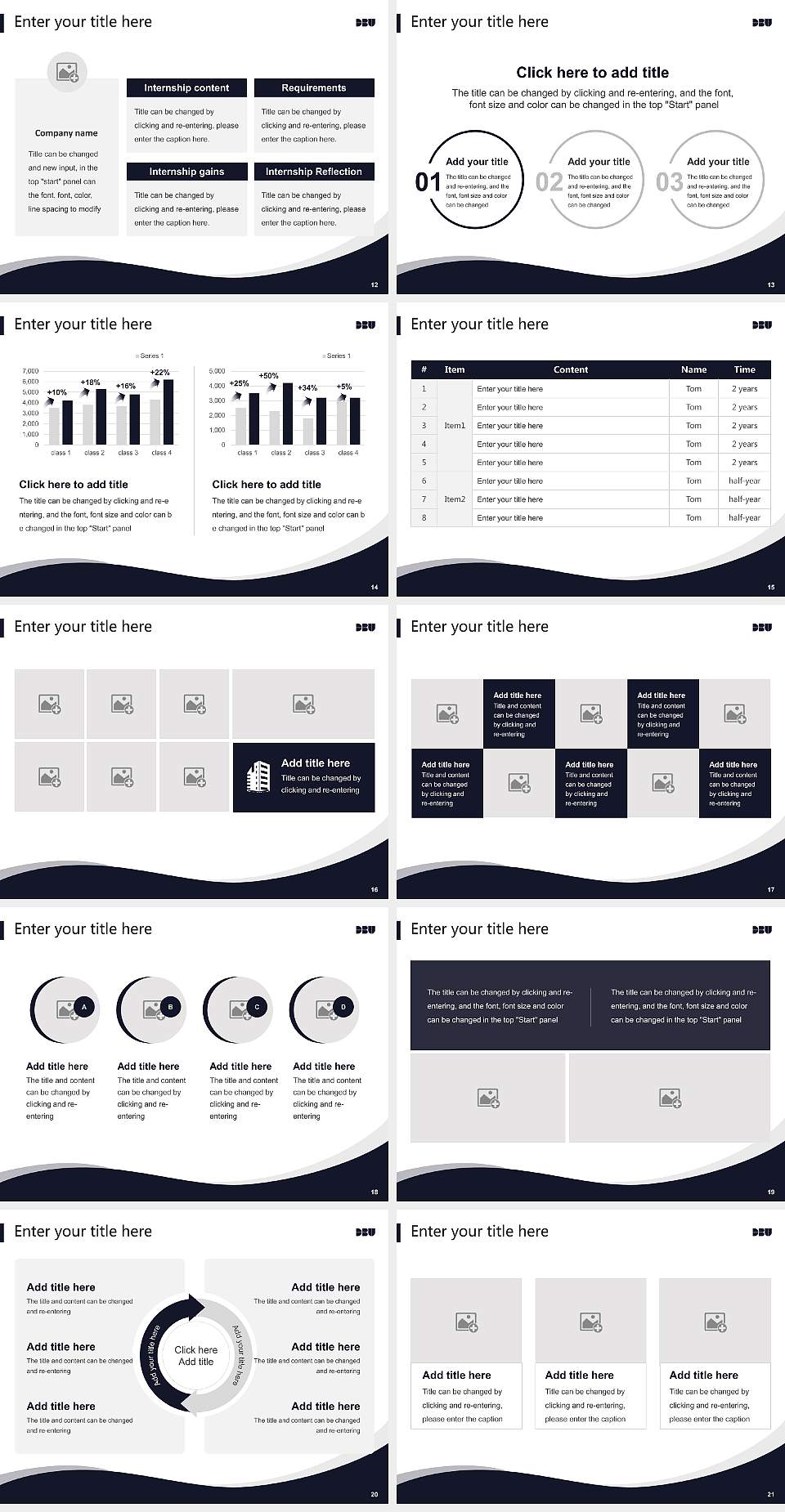 Digital Business University of Applied Sciences Lecture Sharing and Networking Event PPT Template4:3 ratio PPT effect preview image3