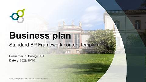 Geisenheim University Competition/Entrepreneurship Contest PPT Template
