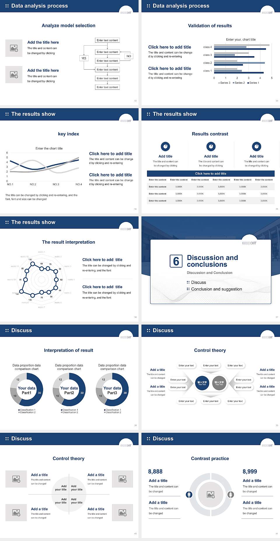 Deggendorf Institute of Technology Graduation Thesis Defense PPT Template4:3 ratio PPT effect preview image5