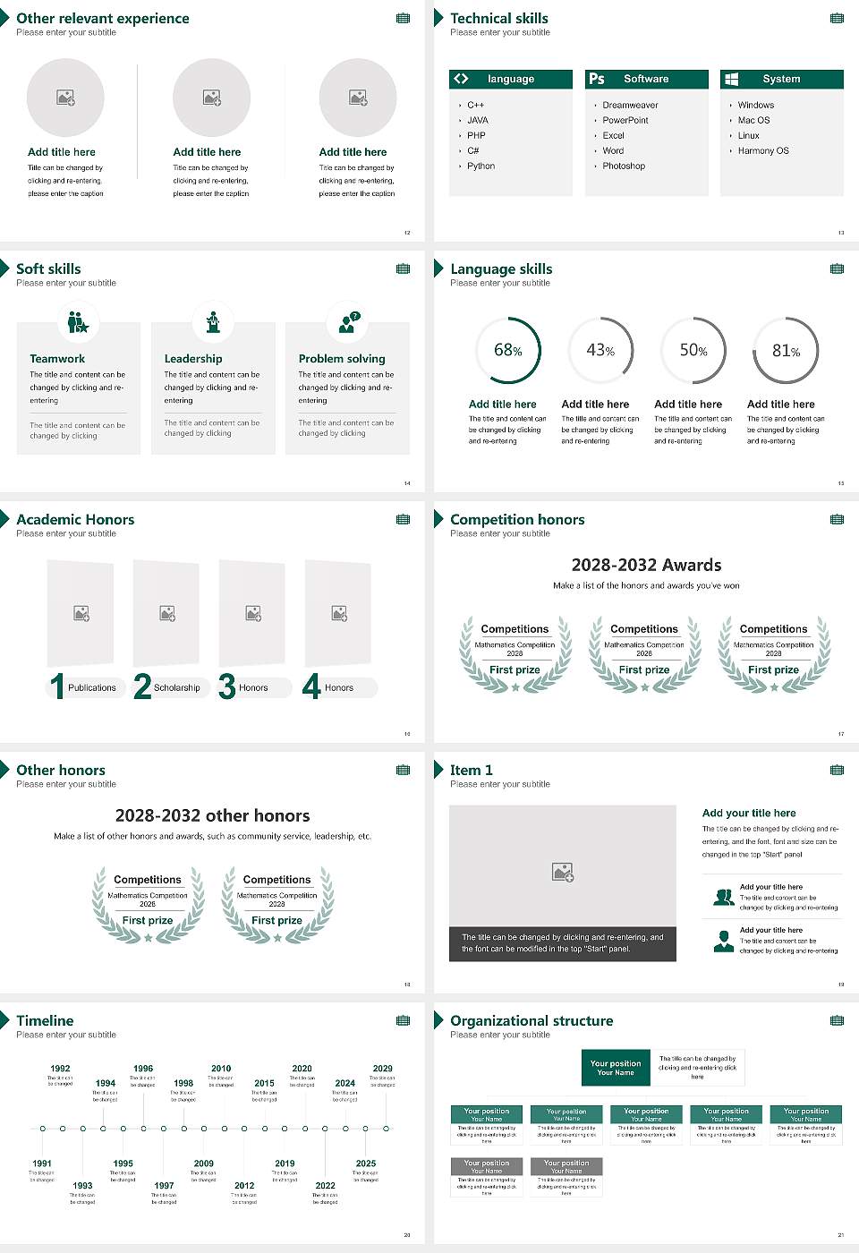 Chemnitz University of Technology – Erfenschlager Straße campus Resume PPT Template16:9 ratio PPT effect preview image3