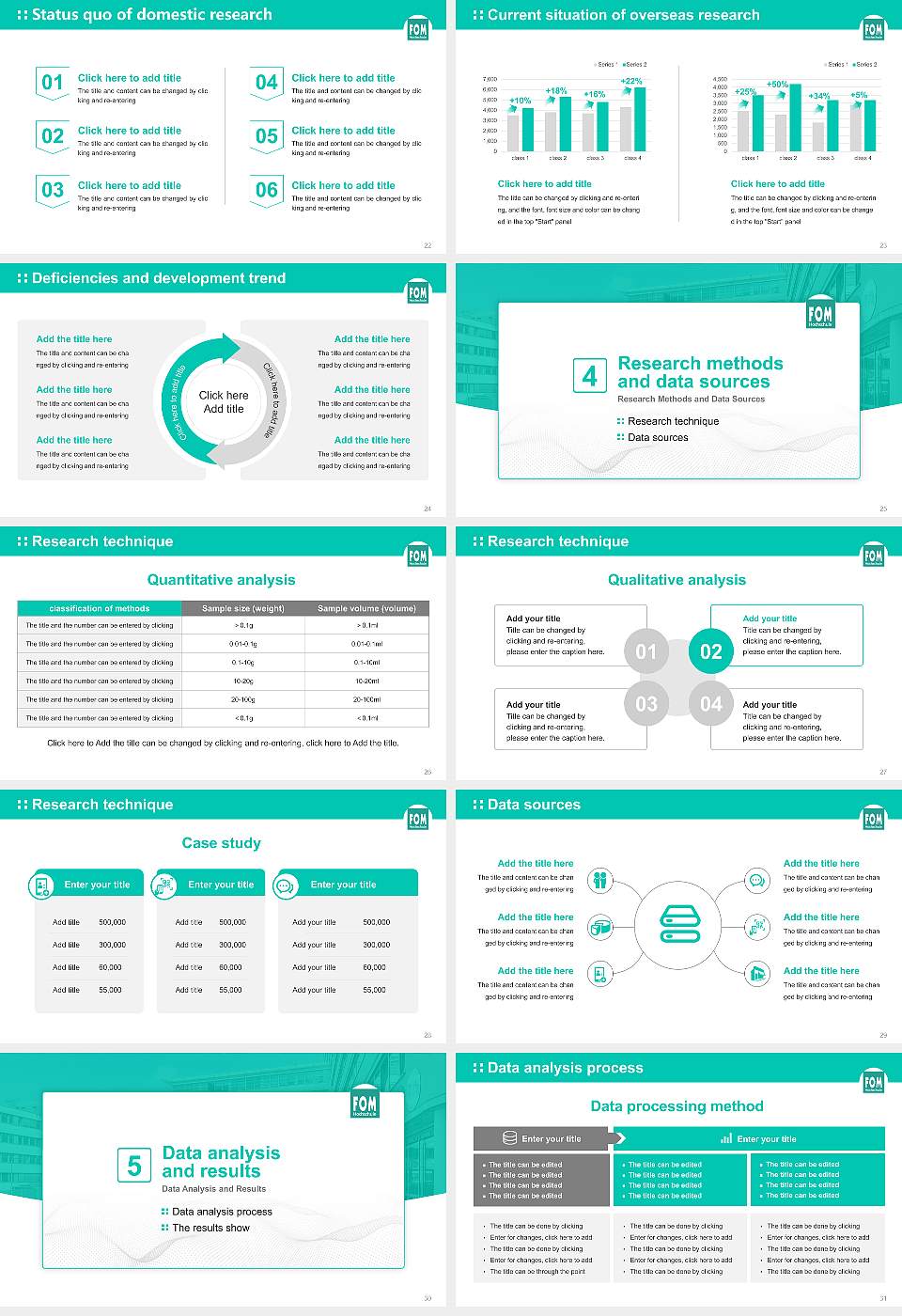 FOM University of Applied Sciences for Economics and Management Graduation Thesis Defense PPT Template16:9 ratio PPT effect preview image4