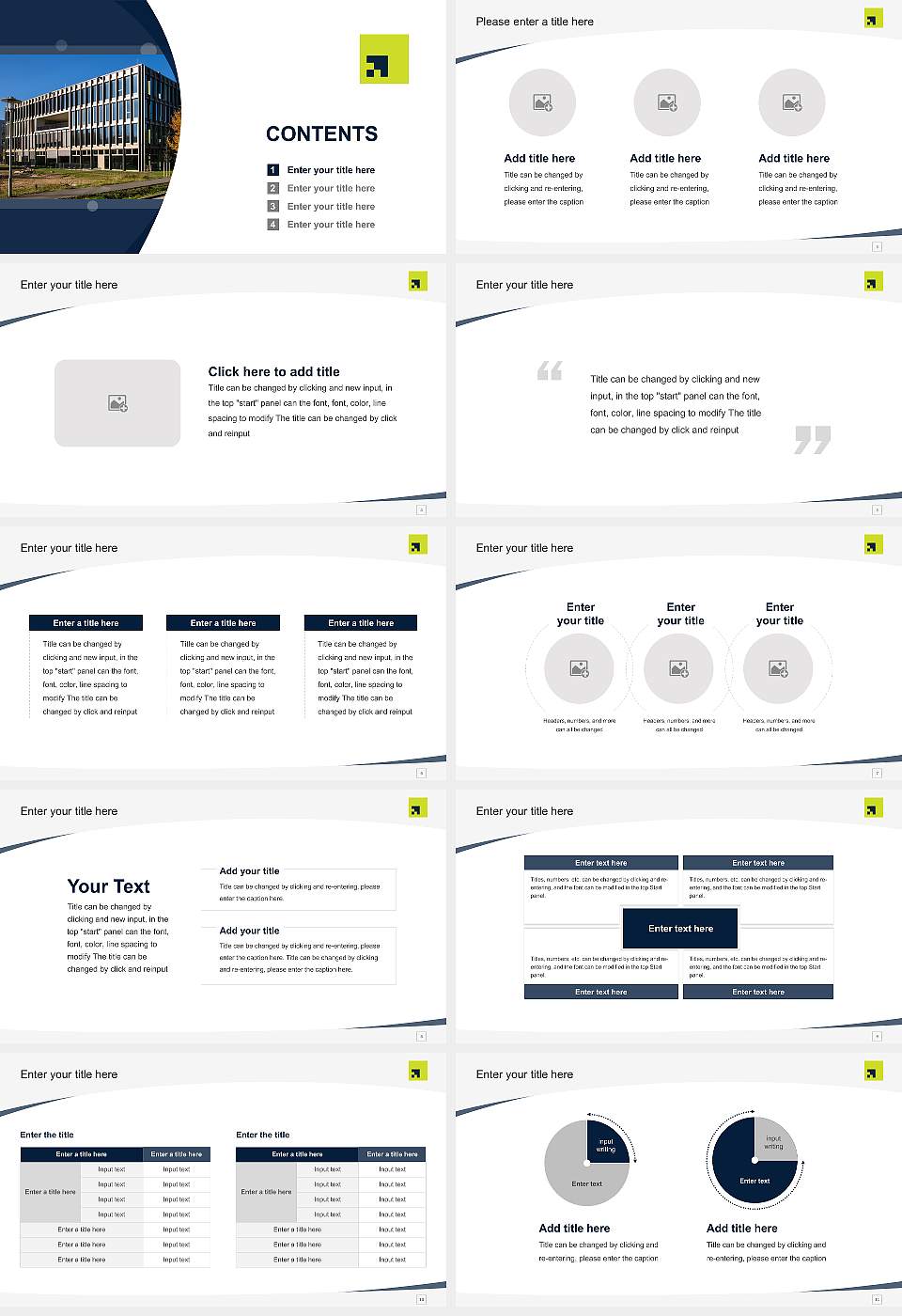 Gisma University of Applied Sciences Course/Courseware Creation PPT Template16:9 ratio PPT effect preview image2