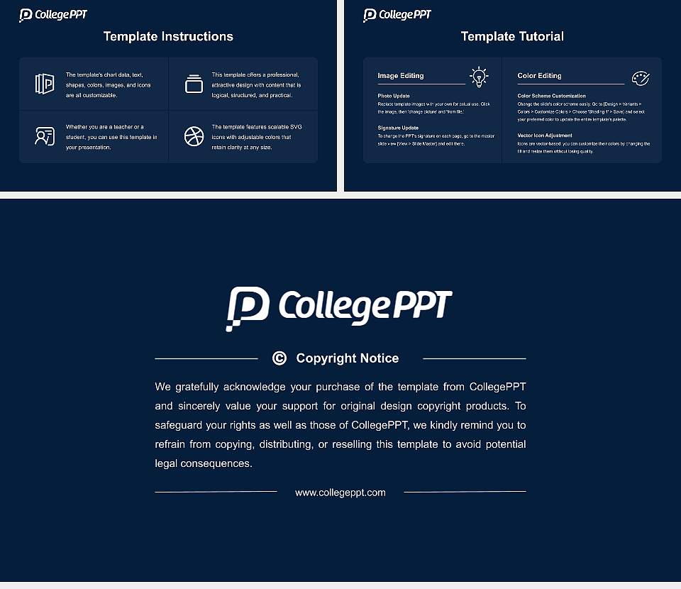 Gisma University of Applied Sciences Course/Courseware Creation PPT Template16:9 ratio PPT effect preview image5