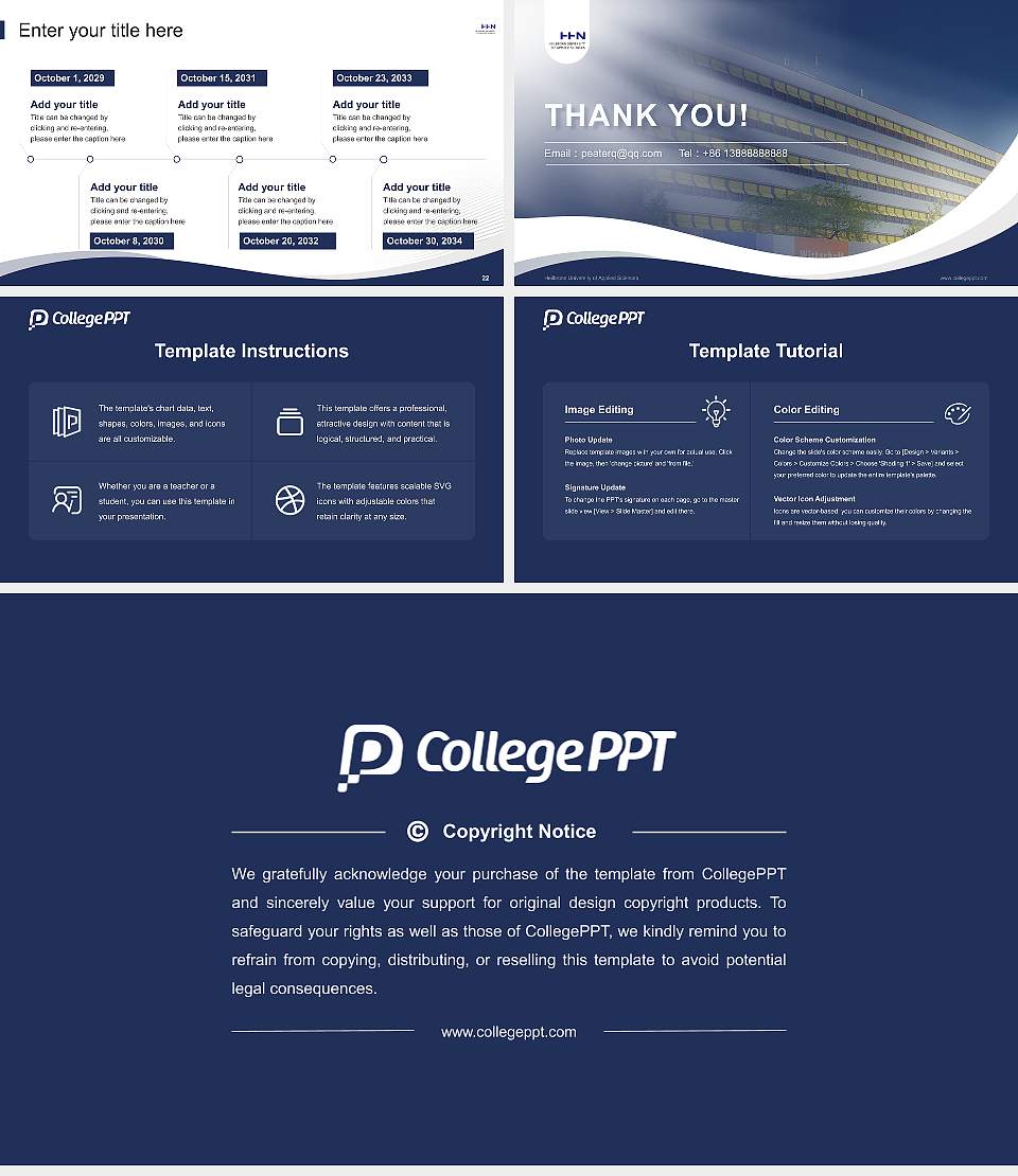 Heilbronn University of Applied Sciences Lecture Sharing and Networking Event PPT Template16:9 ratio PPT effect preview image4