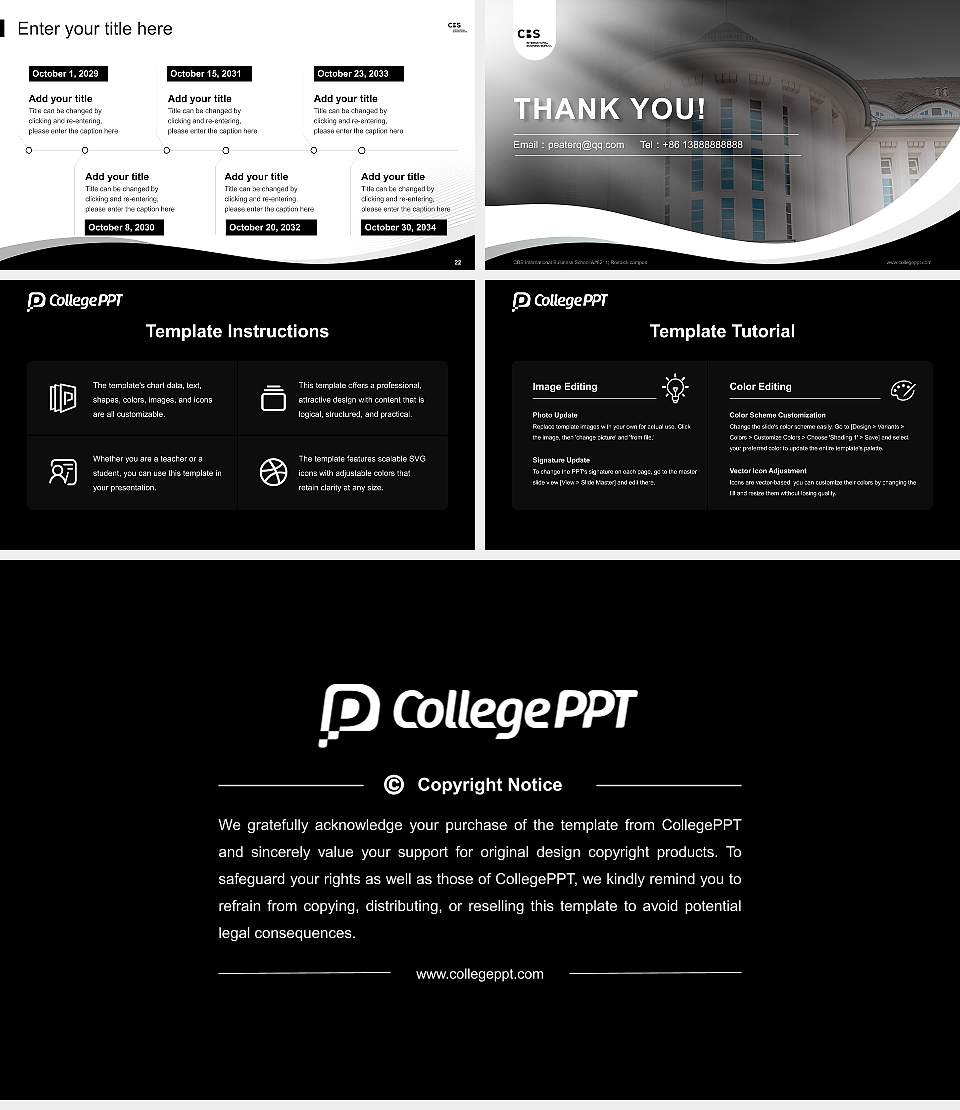 CBS International Business School – Rostock campus Lecture Sharing and Networking Event PPT Template16:9 ratio PPT effect preview image4