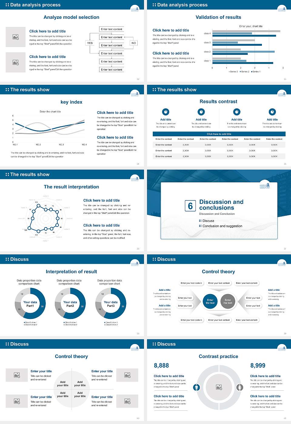 Goethe University Frankfurt – Niederrad campus Graduation Thesis Defense PPT Template16:9 ratio PPT effect preview image5