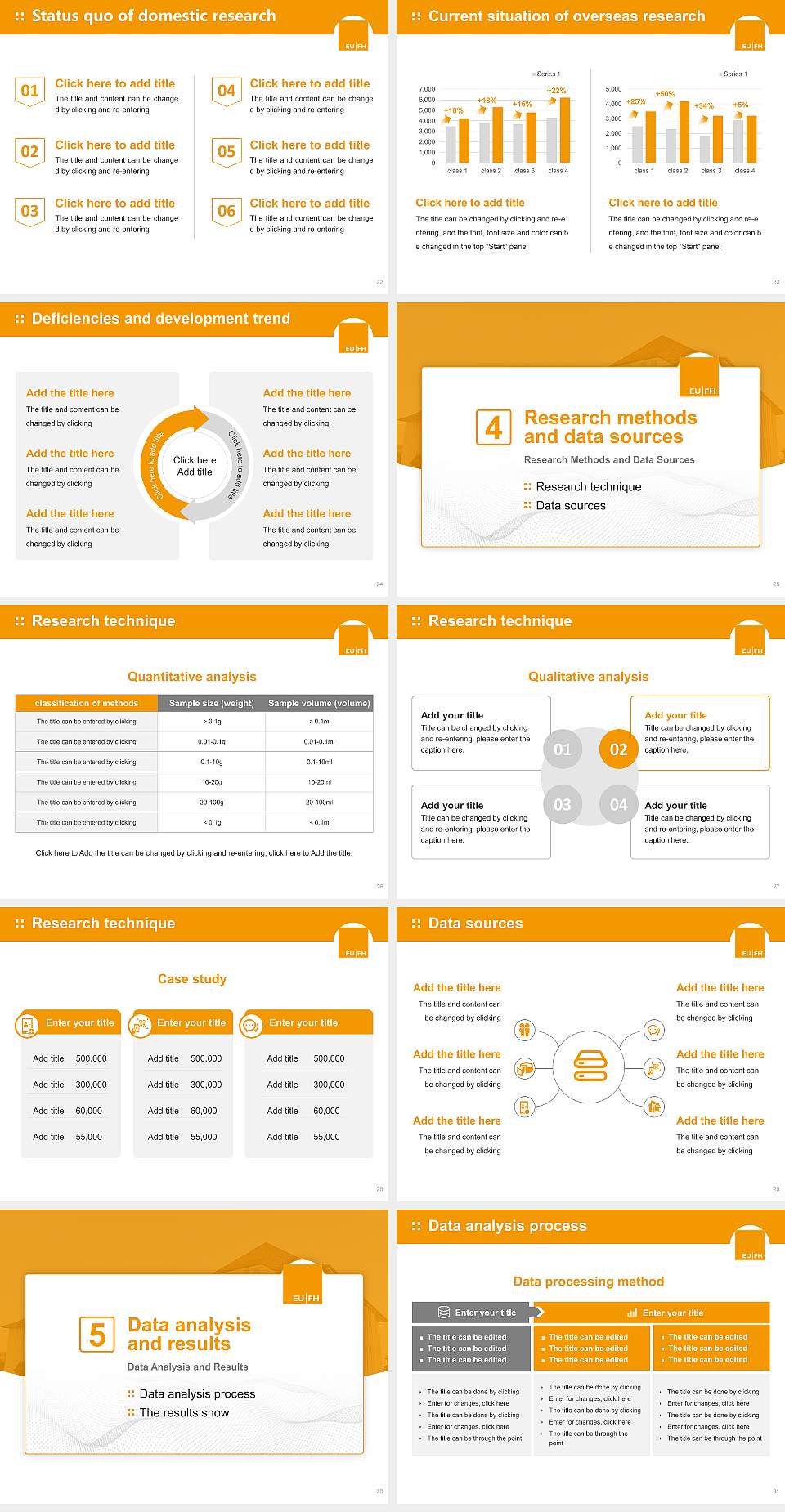 European University of Applied Sciences Graduation Thesis Defense PPT Template4:3 ratio PPT effect preview image4
